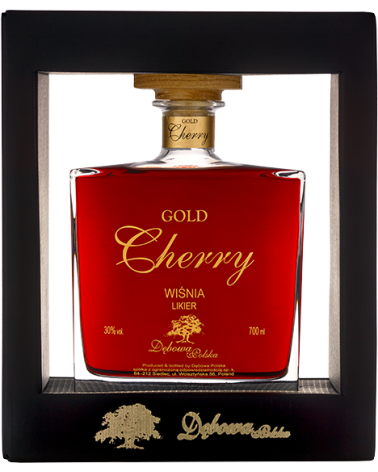 Likier Gold Cherry Wiśnia 0,7l Karafka Etui Exclusive