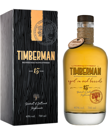 Whisky Timberman 15Y 0,7l