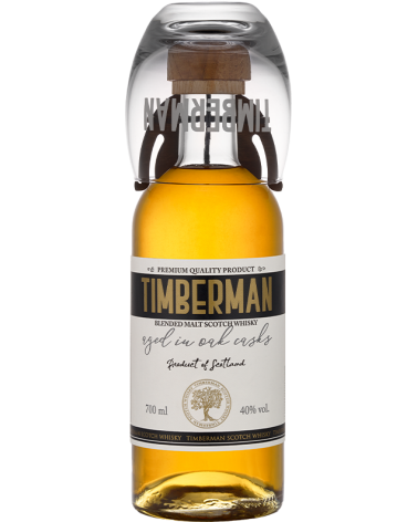 Whisky Timberman 3Y 0,7l + szklanka