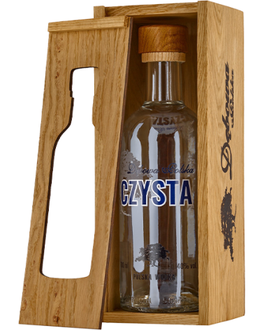 Wódka Dębowa Czysta 0,7l Skrzynka zasuwana