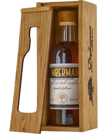 Whisky Timberman 3Y 0,7l Skrzynka zasuwana