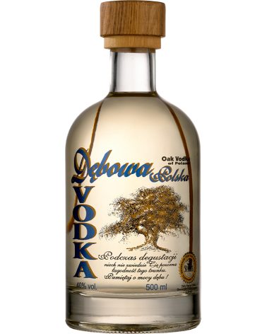 Wódka Dębowa Polska 0,5l W drewnie