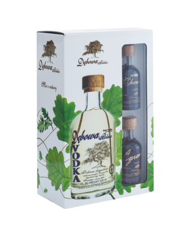 Mix Zestaw Dębowa Polska 0,5l + 2 miniaturki 0,05l w etui