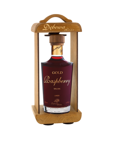 Likier Gold Raspberry Malina 0,7l Lampion