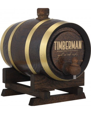 Whisky Timberman 1l 3Y Beczka Złote obręcze