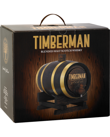 Whisky Timberman 1l 3Y Beczka Złote obręcze