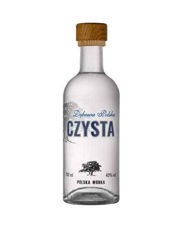 WÓDKA DĘBOWA CZYSTA 0,7L CHOINKA zielona