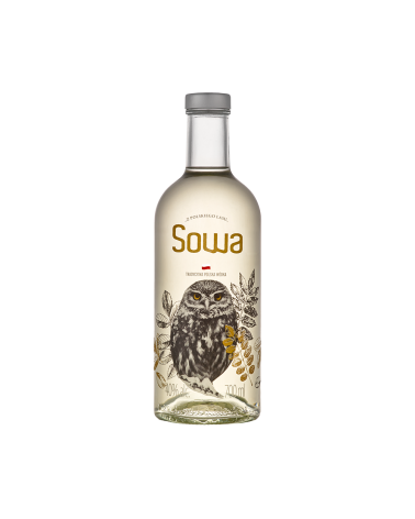 Wódka Golden 0,7l SOWA Tuba