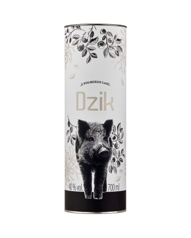 Wódka Black 0,7l DZIK Tuba