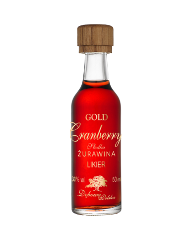 Likier Gold Cranberry Żurawina 0,05l